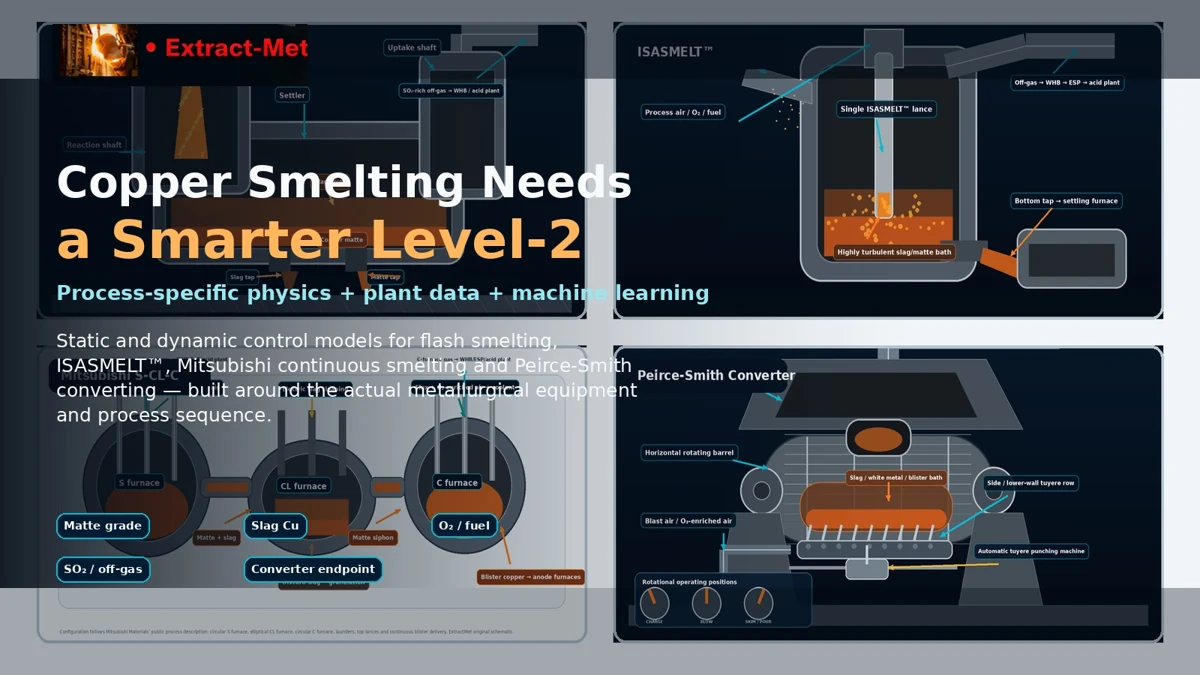 Copper smelting Level-2 process control